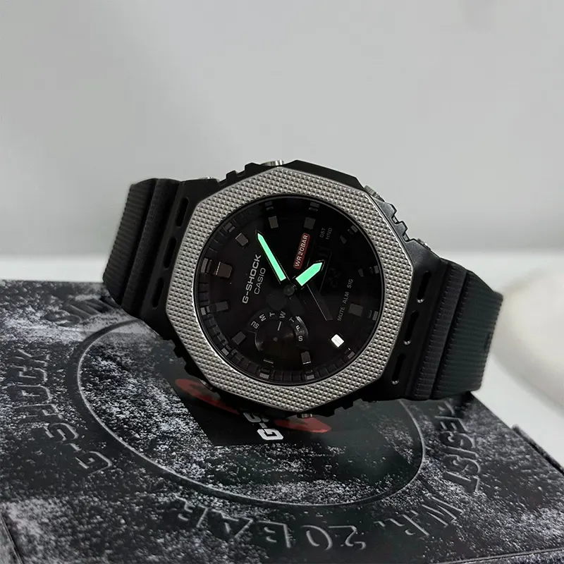 Casio G-Shock G-steel Black Metal CasiOak Men’s Watch- GM-2100BM-1A